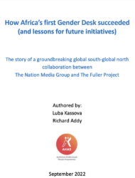 How Africa’s first gender desk succeeded